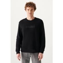 Mavi 066303-900 Bisiklet Yaka Oversized Baskılı Erkek Sweatshirt