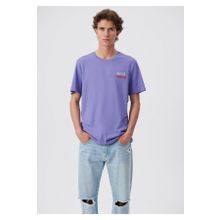 Mavi 066841-34637 Mavi Jeans Baskılı Mor Erkek T-Shirt