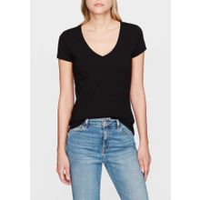 Mavi 162769-900 Siyah V Yaka Kadın T-shirt