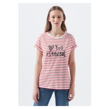 Mavi 167986-26829 Baskılı Kadın T-shirt