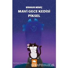 Mavi Gece Kedisi Piksel - Binnur Miniç