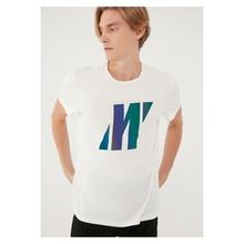 Mavi M066255-30701 Kırık Beyaz Erkek T-Shirt