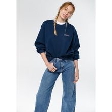 Mavi M1611656-82454 Yuvarlak Yaka Lacivert Kadın Sweatshirt