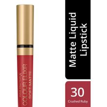 Max Factor 030 Crushed Ruby Colour Elixir Soft Matte Liquid Lipstick