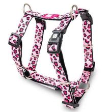Max & Molly Leopard Pink Desenli XS Köpek Göğüs Tasması