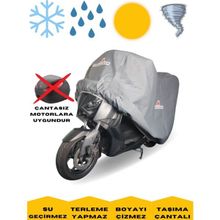 MaxDurable Bajaj V 15 Çantasız Motorlara Uygun Su Geçirmez Motosiklet Brandası