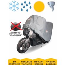 MaxDurable Kymco Dink R 150 Arka Çantasız Motor Brandası Su Geçirmez Motosiklet Örtüsü