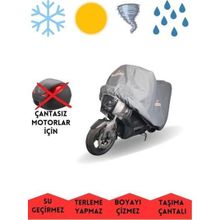 MaxDurable Mondial 250 Ressivo Arka Çantasız Motor Brandası Su Geçirmez Motosiklet Örtüsü