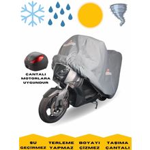 MaxDurable Motolux Kango 77 Arka Çantalı Motor Brandası Su Geçirmez Motosiklet Örtüsü