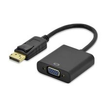 MAXGO 2056 Display Port To VGA Kablo Display VGA Dp To VGA Displayport Erkek VGA Erkek Kablo Çevirici Dönüştürücü Mini Adaptör
