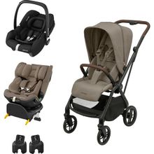 Maxi-Cosi Leona2 Truffle Seyahat Sistem Bebek Arabası + Emerald 360 Pro Oto Koltuğu