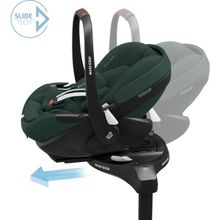 Maxi-Cosi Pebble 360 Pro Dünyanın Ilk Kızaklı, Araç Dışına Çıkabilen Adac'lı 360 Dönebilen Tam Yatabilen Isofix Bazalı Ana Kucağı ve Bebek Oto Koltuğu 0-13 kg Twillic Green