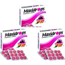 Maxidrop Ekinezya & Zencefil Boğaz Pastili - 3'lü