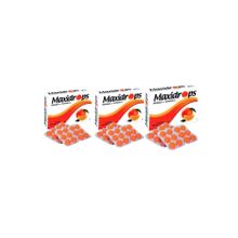 Maxidrops Portakal & C Vitamini Boğaz Pastili 3 Adet