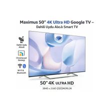 Maximus UHA 50 M9P 50 inç 127 Ekran 4K Ultra HD Google LED TV