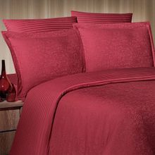 Maxstyle Jakarlı Reyka Bordo Double Nevresim Takımı