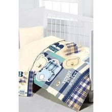 Maxstyle Sweet Bear 120 x 180 cm Renkli Bebek Nevresim Takimi