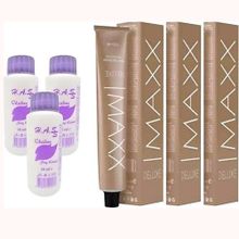Maxx Deluxe 4.0 Kahve 3x60 ML Tüp Saç Boyası+3 Adet Oksidan