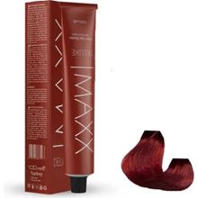 Maxx Deluxe 5.65 Çilek Kırmızısı 2x60 ml Tüp Boya + 2 Adet Sıvı Oksidan