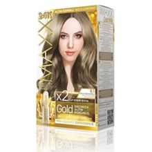 Maxx Deluxe Gold Küllü Açık Kumral 8.1 24K Altın Parçacıklı 2x50 ml Saç Boyası