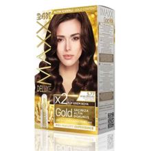 Maxx Deluxe Gold Sıcak Çikolata 5.77 24K Altın Parçacıklı 2x50 ml Saç Boyası