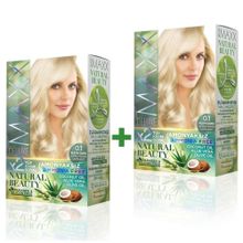 Maxx Deluxe Natural Beauty 0.1 Platin Sarısı 2'li Set Boya