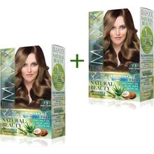 Maxx Deluxe Natural Beauty 2 Adet 7.3 Fındık Kabuğu Saç Boyası