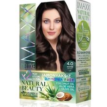 Maxx Deluxe Natural Beauty Amonyaksız 4.0 Kahve Saç Boyası