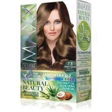 Maxx Deluxe Natural Beauty Amonyaksız 7.3 Fındık Kabuğu Saç Boyası
