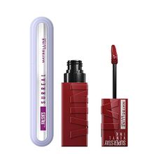 Maybelline Falsies Surreal Maskara + Super Stay Vinyl Ink 10 Lippy Likit Parlak Ruj