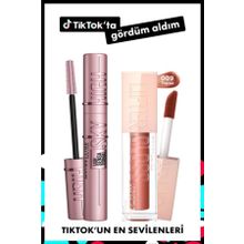 Maybelline Lash Sensational Sky High Maskara + Lifter Gloss 009 Topaz Dudak Parlatıcısı