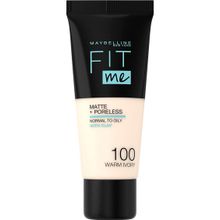 Maybelline New York 100 Warm Ivory Fit Me Matte Fondöten