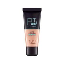 Maybelline New York Fit Me Matte + Poreless Foundation 122 Creamy Beige 30 ml Mat Fondöten