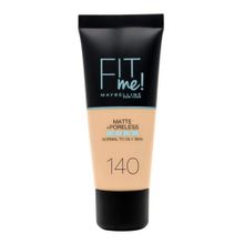 Maybelline New York Fit Me Matte+Poreless 140 Cool Medium Fondöten