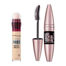 Maybelline New York Instant Anti Age Eraser Kapatıcı 00 Ivory 6.8 ml Maybelline New York Lash Sensational Yelpaze Etkili Intense Black Maskara