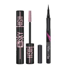 Maybelline New York Lash Sensational Sky High Cosmic Black Maskara Hyper Precise All Day 701 Matte Onyx Mat Siyah Eyeliner
