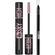 Maybelline New York Lash Sensational Sky High Cosmic Black Maskara Tattoo Liner Jel Göz Kalemi 900 Deep Onyx Siyah Makyaj Seti