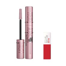 Maybelline New York Lash Sensational Sky High Maskara Mini Super Stay Matte Ink Likit Mat Ruj 20 Pioneer Makyaj Seti