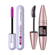 Maybelline New York Lash Sensational Yelpaze Etkili Intense Black Maskara Ekstra Siyah Falsies Surreal Maskara Makyaj Seti