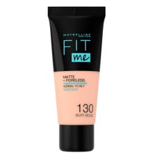 Maybelline No: 130 Buff Beige Fit Me Matte +Poreless Normal To Oily 30 ml Foundation