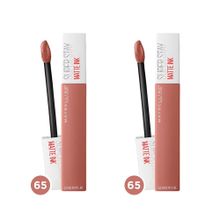 Maybelline Super Stay Matte Ink 65 Seductress 2 Adet Likit Mat Ruj