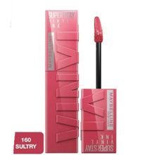 Maybelline Super Stay Vinyl Ink Uzun Süre Kalıcı 160 Sultry Likit Parlak Ruj