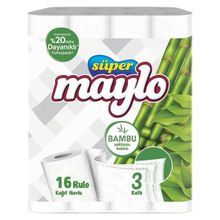 Maylo Süper Bambu Katkılı Kağıt Havlu 16'Lı