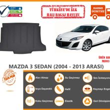 Mazda 3 Sedan 2004-2013 Halı Bagaj Havuzu