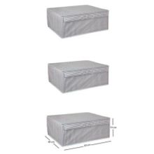 Mbois 19x40x50 cm 5 Adet Baza Altı Boy Çok Amaçlı Düzenleyici Kutu Organizer Cırt Cırtlı Hurç