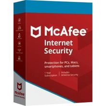 Mcafee Internet Security Antivirüs 1 Yıl