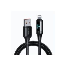 Mcdodo CA-1060 Dijital Ekranlı İPhone Lightning 3A 1.2 m Siyah Hızlı Data ve Şarj Kablosu