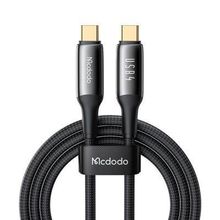 Mcdodo CA-2990 240 W USB 4.0 Type-C to Type-C Siyah 1.2 m Şarj Kablosu