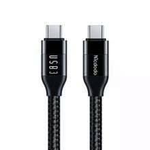 Mcdodo CA-7132 Type-C to Type-C USB 3 100 W 1.2 m Siyah Data Aktarım ve Şarj Kablosu