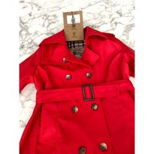 Mcl Kids Kız Çocuk Trençkot - Kırmızı - 6 Yaş